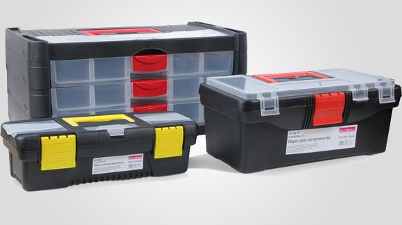 Органайзери та ящики для інструменту e.toolbox